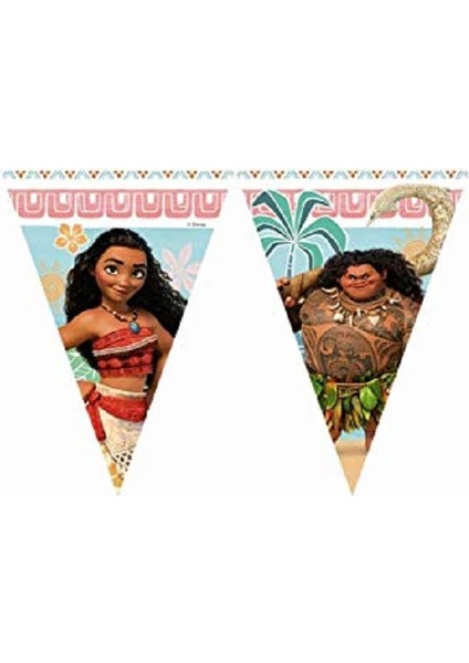 Moana Plastik Bayrak Set 2.3m