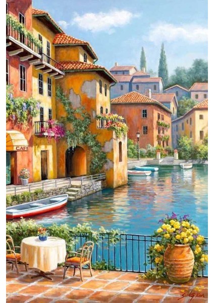 Şirin Kasaba 2 Sayılarla Boyama Seti 40 x 50 cm