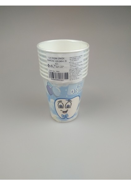 Ilk Dişim Mavi Bardak 8'li