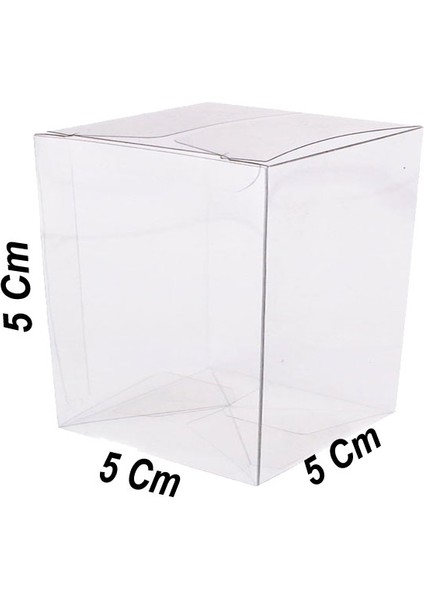 Asetat Kutu 5X5X5 cm - 50 Adet