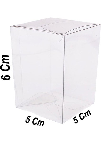 Asetat Kutu 5X5X6 cm - 50 Adet