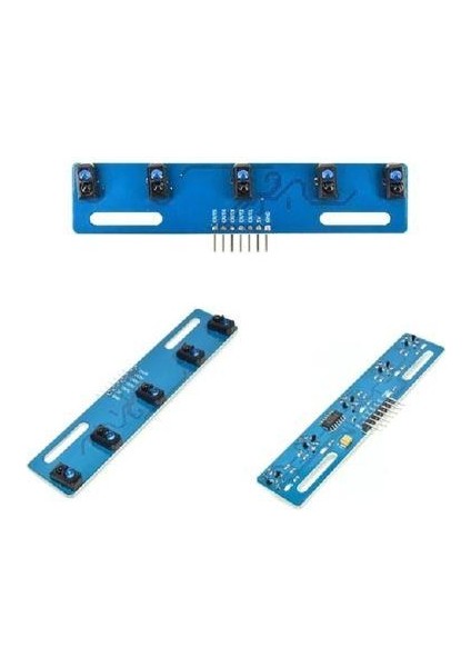 TCRT5000L 5 Kanal Kızılötesi Sensör Modülü 5'li Çizgi Izleyen Sensör Arduino