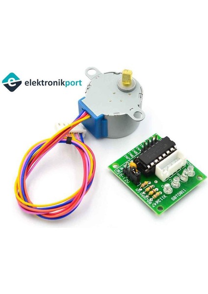 28BYJ-48 Redüktörlü Step Motor ve ULN2003A Step Motor Sürücü Kart