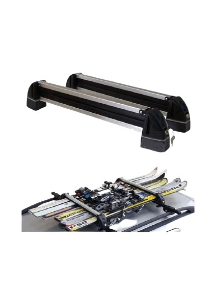 Oto Kayak ve Snowbord Taşıyıcı 78 cm 2'li Kilitli