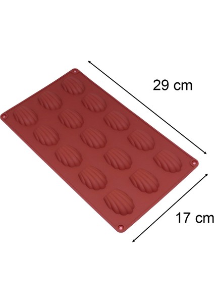 Küçük Deniz Kabuğu Şeklinde Silikon Çikolata Kurabiye Kalıbı 1 Adet modelleri