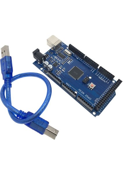 Arduino Mega 2560 R3 - Klon (Usb Chip CH340) USB Kablo Dahil
