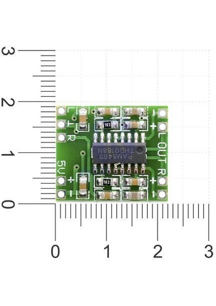 PAM8403 Mini Digital Amplifier Board 2x 3W 2 Kanal 5V  Anfi Kiti