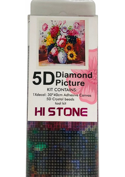 Hı Stone 5d Elmas Boncuk Taş Işleme Mozaik Goblen Kit 30X40CM YDF70611