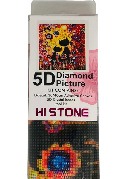 Hı Stone 5d Elmas Boncuk Taş Işleme Mozaik Goblen Kit 30X40CM YDF71296