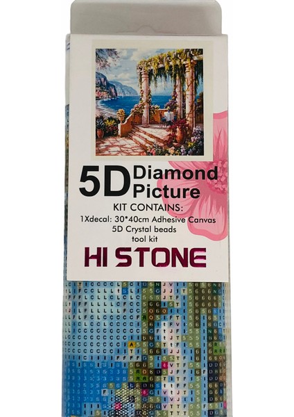 Hı Stone 5d Elmas Boncuk Taş Işleme Mozaik Goblen Kit 30X40CM YDF72696