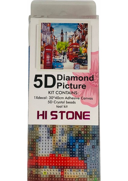 Hı Stone 5d Elmas Boncuk Taş Işleme Mozaik Goblen Kit 30X40CM YDF73410