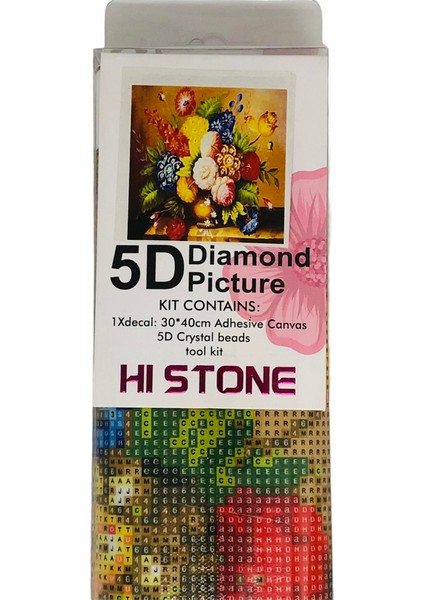 Hı Stone 5d Elmas Boncuk Taş Işleme Mozaik Goblen Kit 30X40CM YDF74610