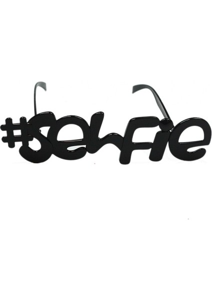 Gözlük Selfie Siyah