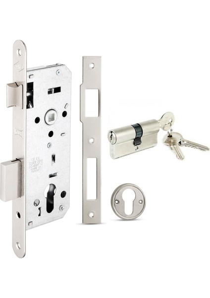 152 R Çelik Silindirli Gömme Kilit Kapı Kilidi 40 mm fiyatları