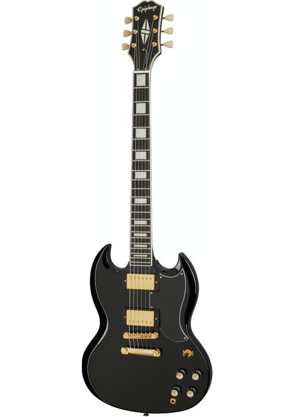 SG Custom Elektro Gitar (Siyah)