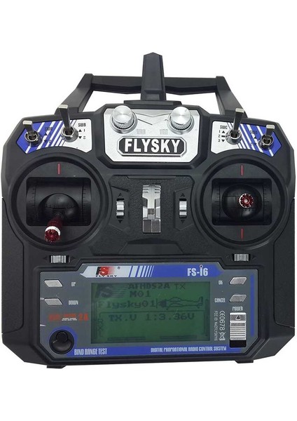 Flysky Fs-I6 2.4ghz 6 Kanal Alıcı-Verici Kumanda (Entegre LCD Ekran)