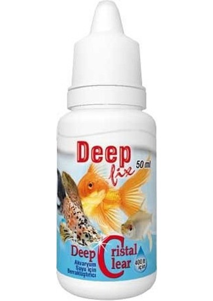 Deepfix Crystalclear Akvaryum Su Berraklaştırıcı 50 ml