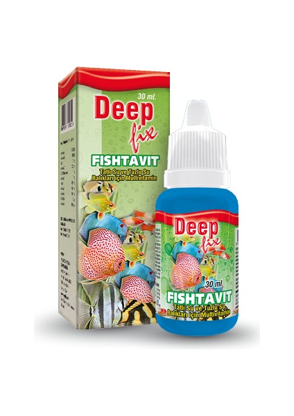 Deepfix Fishtavit Balık Vitamini 30 ml