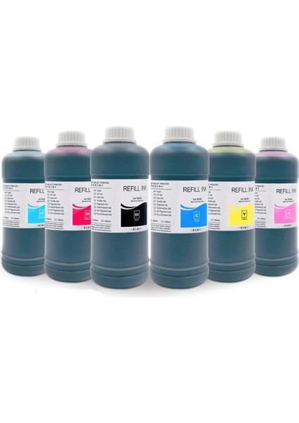 L800 Mürekkep 6X500 ml (Muadil)