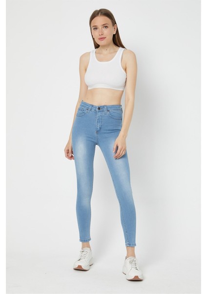Bayan Yeni Model Kot Pantolon 7433343