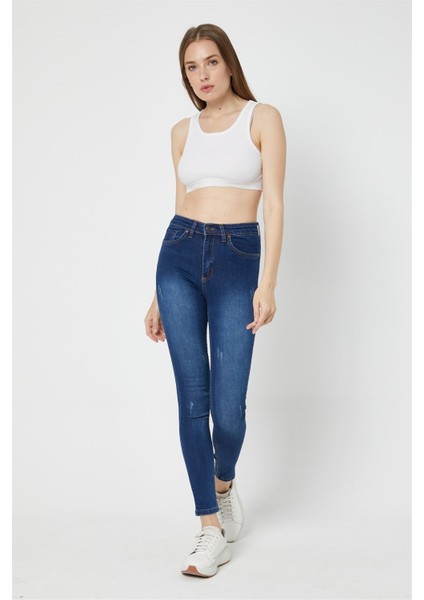 Bayan Yeni Model Kot Pantolon 743333
