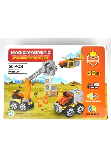 Magic Magnetic Mıknatıslı Yapı Seti 50 Parça