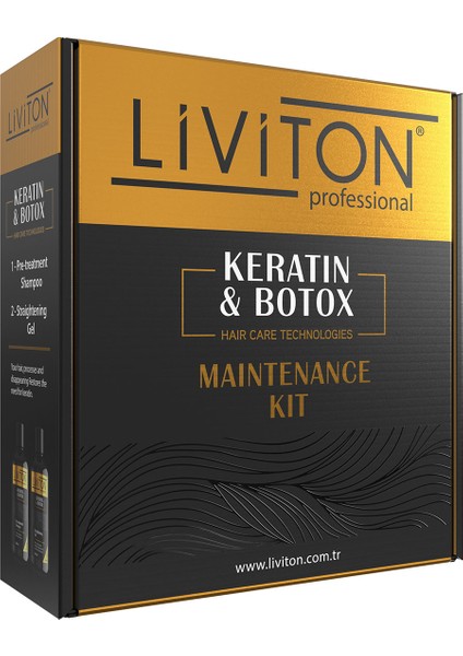 Professional Saç Düzleştirici ve Keratin Bakım Seti 500 ml