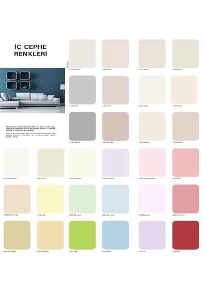 Dyo Casati Allegro Plastik Iç Cephe Duvar Boyası 20 kg fiyatları