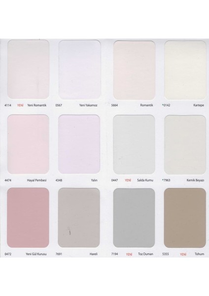 Dyo Casati Allegro Plastik Iç Cephe Duvar Boyası 20 kg modelleri