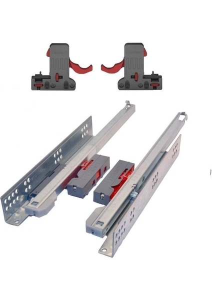 Smart Slide Bas-Aç Kısmi Açılım Frenli Çekmece Rayı 400MM