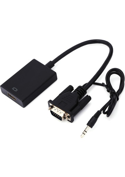 VGA To HDMI Ses Çıkışlı VGA To HDMI VGA Dan HDMI VGA HDMI Çevirici