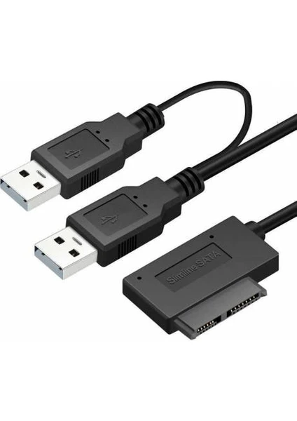 USB Dvdrw Kablosu USB Mini Sata Kablo USB Slimline Kablo