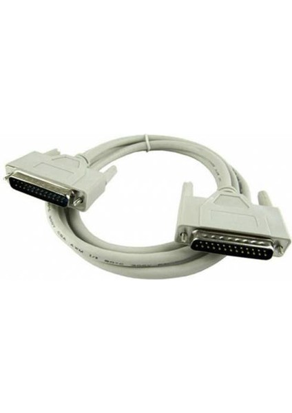 1.5 Metre Erkek Erkek 25 Pin Parallel Printer Data Kablosu DB25F
