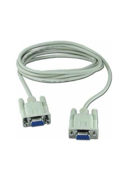3 Metre 9 Pin Seri RS232 Com Port Dişi Dişi Kablo
