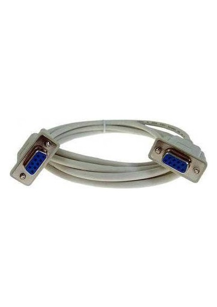3 Metre 9 Pin Seri RS232 Com Port Dişi Dişi Kablo