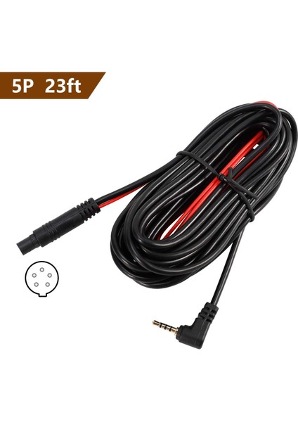 5 Metre 5 Pin To 2.5 mm Araç Kamera Kablosu 5 Pin Araç Kamera Kablosu