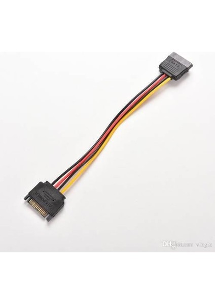 Sata Power Uzatma Kablosu 20 cm Power Uzatma Kablosu