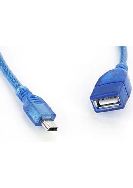 50 cm 5 Pin Otg Kablo 50 cm Mini USB Otg Kablo modelleri