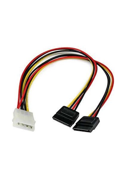 Molex Sata Power Molex 2 Sata Power Güç Kablosu 4 Pin 15PIN Molex
