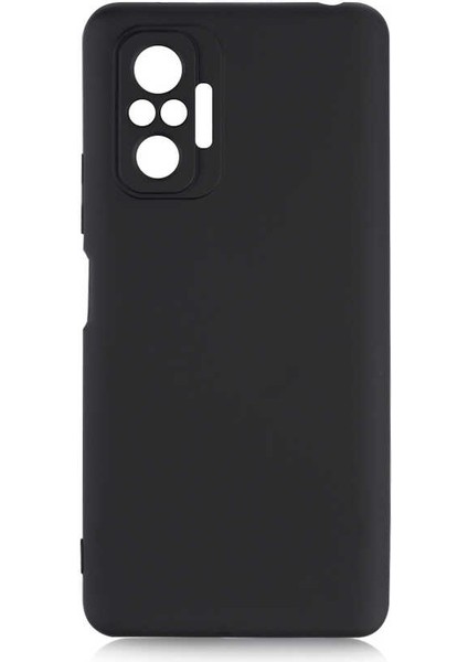 Xiaomi Redmi Note 10 Pro Kılıf Kamera Korumalı Içi Kadife Logosuz Mara Lansman Silinebilir Kılıf Siyah