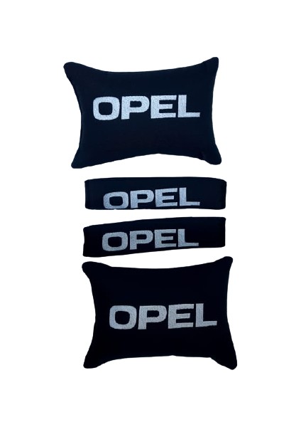 Opel Nakışlı Boyun Yastığı Konfor Seti