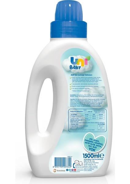 Sıvı Çamaşır Deterjanı Hipoalerjenik 4 x 1500 ml