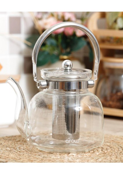 Dem Isıya Dayanıklı Cam Çaydanlık 600 ml TR-1659