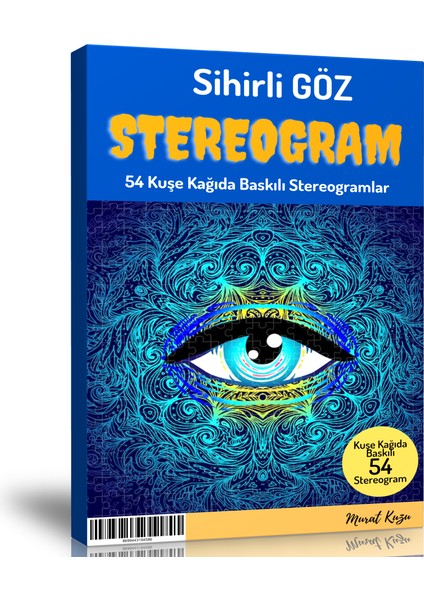 Sihirli Göz Stereogram Spiralli Kitap