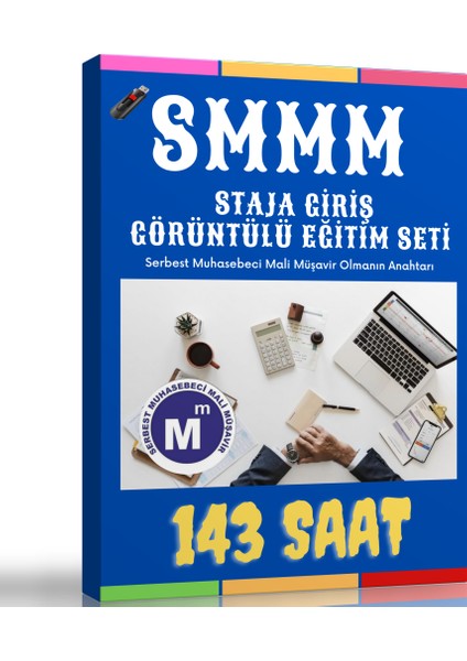 Enine Boyuna Eğitim Smmm Staja Giriş Görüntülü Eğitim Seti (143 Saat)