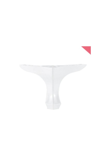 Lükens 14 cm Beyaz Mobilya Ayağı (4 Adet)