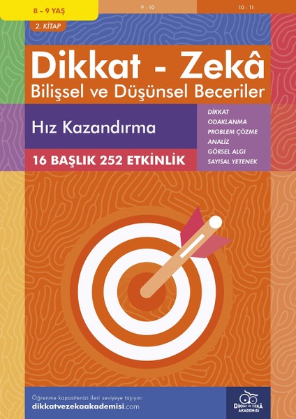 Hız Kazandırma (8 - 9 Yaş 2. Kitap, 252 Etkinlik) / Dikkat – Zekâ & Bilişsel ve Düşünsel Beceriler - Alison Primrose