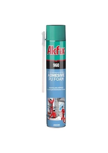 Akfıx 960 Polıuretan Mantolama Kopugu Pıpetlı 800 ml