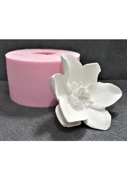 3 Boyutlu 7cm Kiraz Çiçeği Silikon Kalıp K-641 Kokulu Taş Sabun Mum Reçine Polyester Alçı Uygun fiyatları