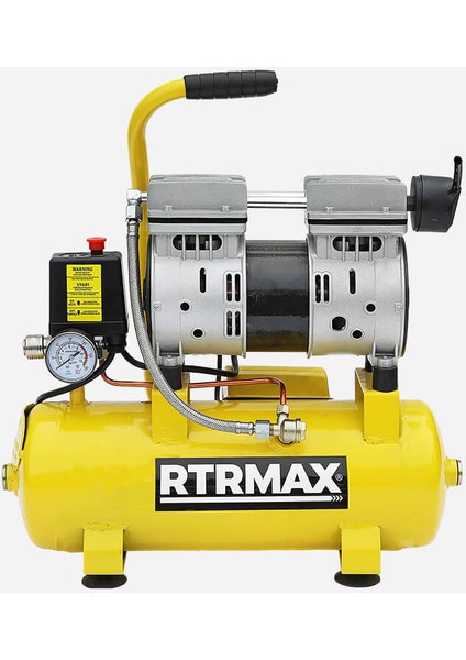 Rtrmax RTM730 Sessiz Hava Kompresörü 9 Lt
